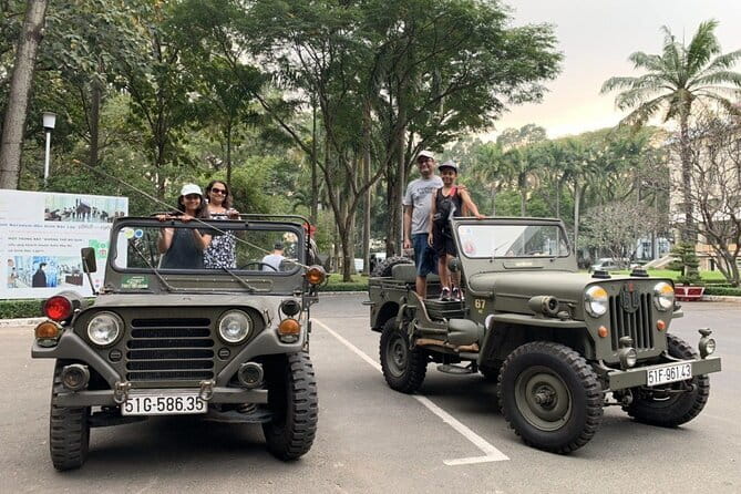 2.5 Hour City Ride of Saigon By Open Army Jeep - Independence Palace: a compact history stop that fits the schedule