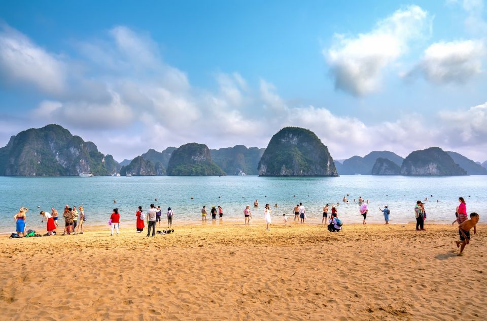 2-Day Ha Noi - Ninh Binh - Ha Long Bay Highlights Tour - Day 2: Halong Bay cruise with Sung Sot, Luon Cave kayaking, and Titop Island