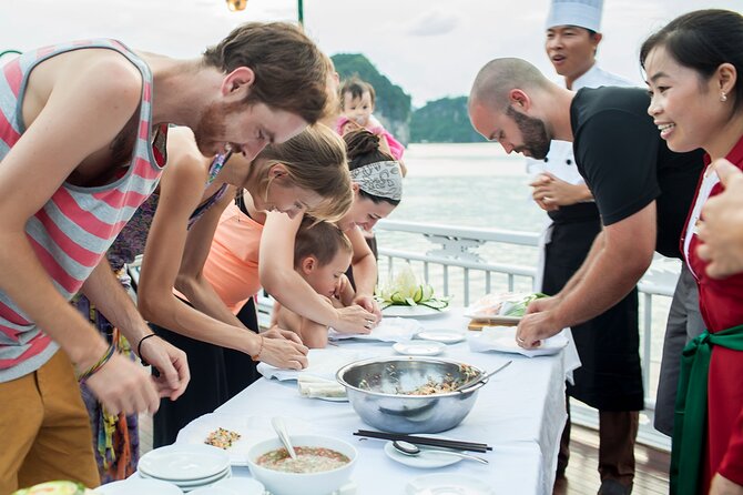 2-Day In Halong Bay Cruise With Transfer From Hanoi - Food on Board: Seafood Meals Plus a Real Cooking Class