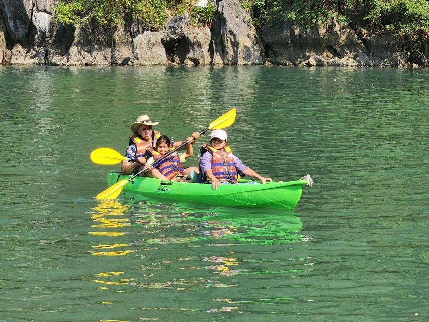 2-Day Lan Ha Bay & Cat Ba Cruise w/ Kayaking, Biking & More - Evening Float Time: Swimming, Tai Chi, and Spring Rolls