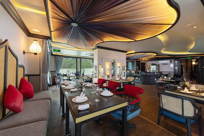 2-Day Melody Cruise: Explore Halong and Lan Ha Bay from Hanoi - Day 1 on Lan Ha Bay: Noon boarding, 4th-deck lunch, and Bright Cave