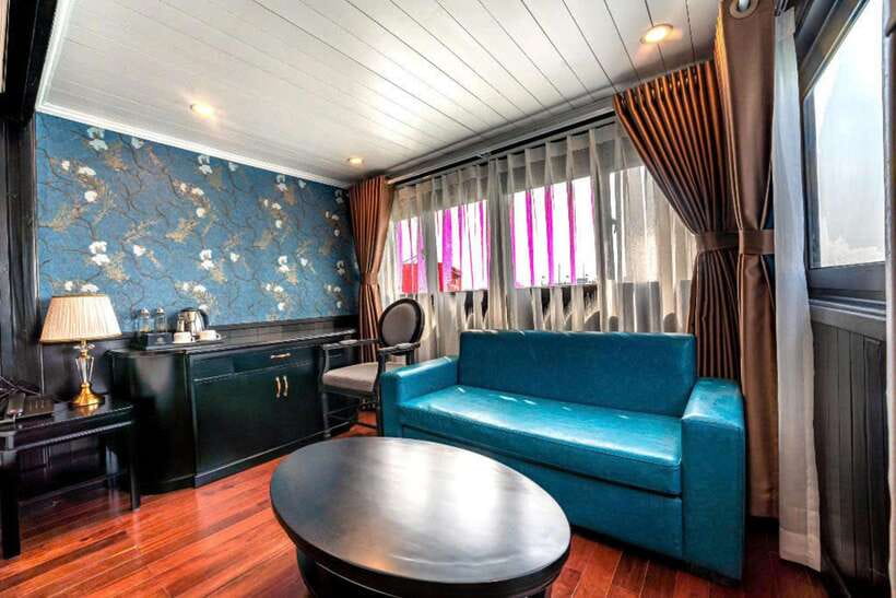 2-Day Peaceful in Bai Tu Long Bay with Luxury Cruise - The sundeck evening plan: happy hour, squid fishing, and BBQ timing