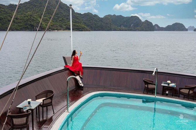 2 Days and 1 Night Halong Bay Luxury Genesis Regal Cruises - Dark and Light Cave by kayak or sampan: the real highlight