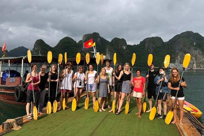 3-Day Cruise on Ha Long Bay with Kayaking, Swimming, Cooking Class,... - Van Gia floating village: kayak or local rowboat for a more grounded experience