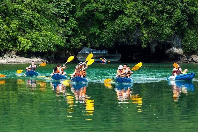3-Day Cruise on Ha Long Bay with Kayaking, Swimming, Cooking Class,... - Hanoi pickup and the morning start: start at 8:00 AM