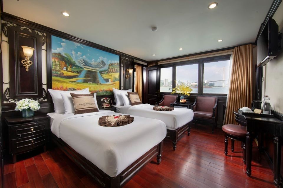 3 Day Hanoi - Ninh Binh - Halong Bay 5 Star Cruise & Balcony - Tai Chi Sunrise and Sung Sot Cave on Day 3