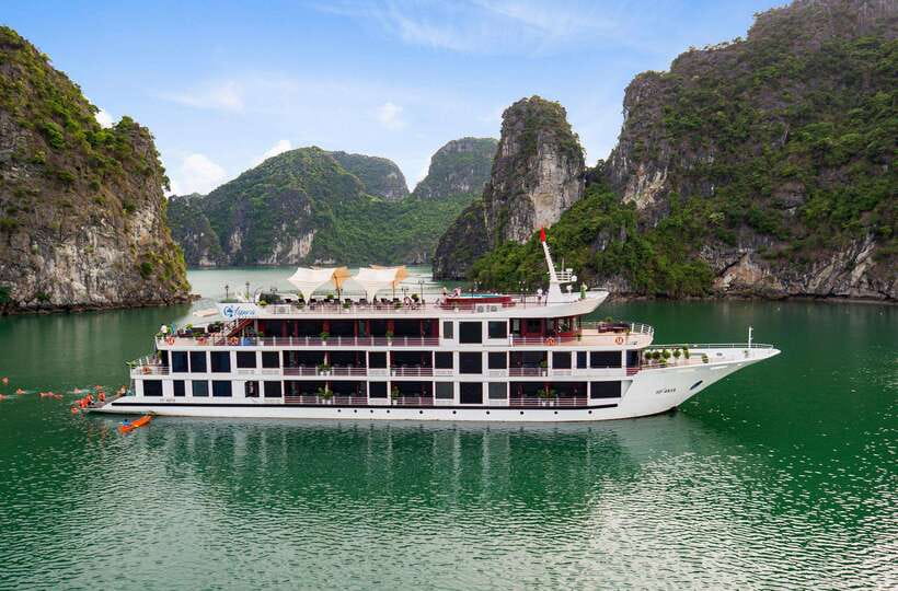 3-Day Lan Ha Bay & Viet Hai 5★ Cruise + Free Hanoi Pickup - Onboard 5★ Comfort: Cabins, Room Service, and the Food