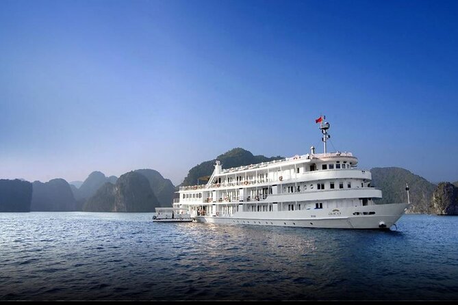 3 Days,2Nights Halong Bay & Gulf of Tonkin 5 Star Cruise - Hanoi pickup, VIP lounge time, and the ship routine
