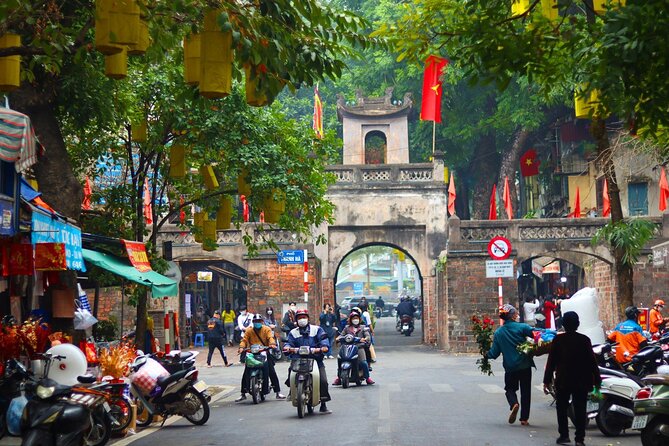 3 Hours Hanoi City Walking Tour with Optional Train Street - Ngoc Son Temple area: Tran Hung Dao and a lake-side mood