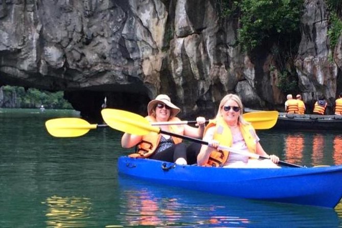 6 Hour Cruise in Hanoi - Welcome aboard at 12:00: safety brief, uninhabited islets, and lunch on the water