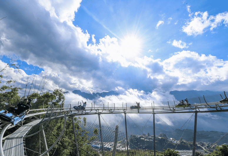 Alpine Coaster Ban Mong Experience in Sapa - Vietnam - The 3-Tiered Spiral and Vortex Drop