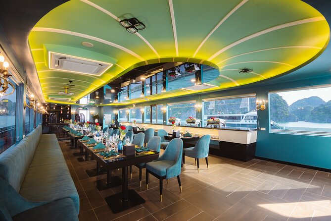 Amethyst Day Cruise The Most Luxury Day Tour Explore Halong Bay - Titov Island: the half-climb payoff view
