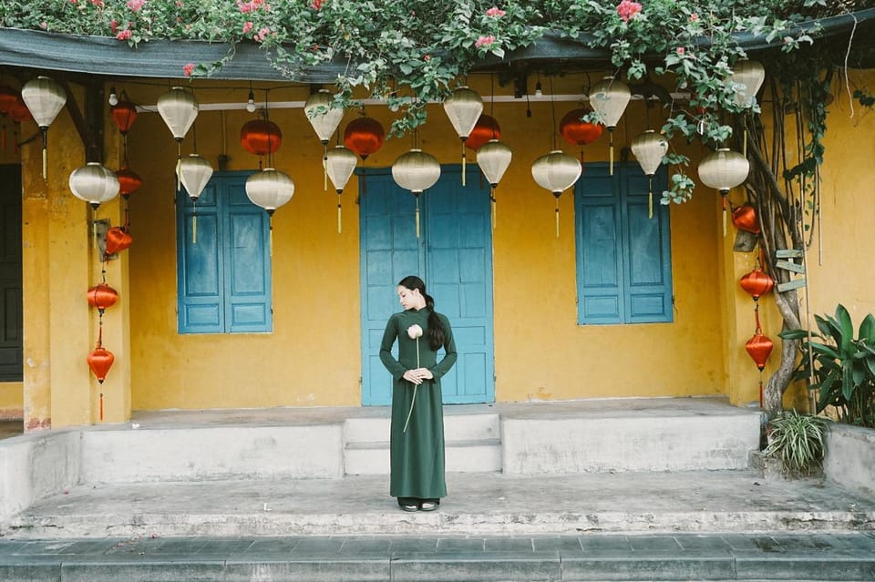 Ao Dai Photography: Traditional Attire Capture in Hoi An - Wearing Ao Dai in Thanh Mai: fast start, real photoshoot energy