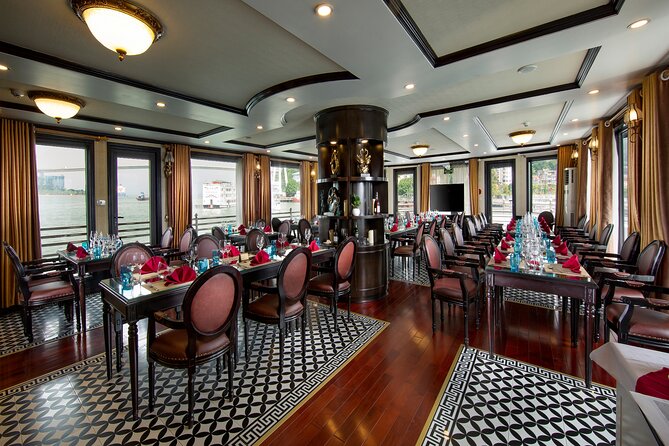 Athena Royal Cruise - Luxury Halong Bay Overnight Cruise 2D1N Tour - Day 2 at sunrise: Tai Chi, breakfast, then Luồn cave