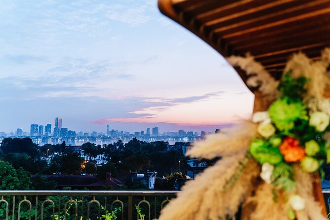 Authentic Bun Cha Hanoi making - with skyline view of Westlake - Beyond bun cha: papaya salad, spring rolls, and a real meal flow