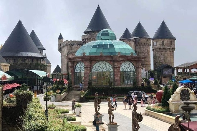 BA NA HILL - GOLDEN BRIDGE- SUNWORLD - FRENCH VILLAGE - PHOTO OPPORTUNITY Tour - Sun World Ba Na Hills and the French Village: Temples and Old-World Corners