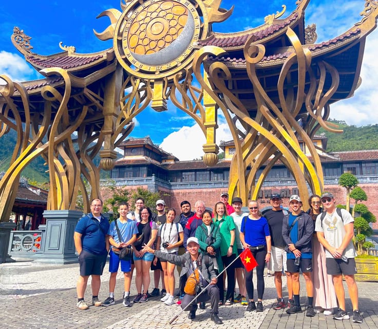 Ba Na Hills Golden Bridge Deluxe Max 12pax Group from DaNang - Linh Ung Pagoda and nearby spiritual stops