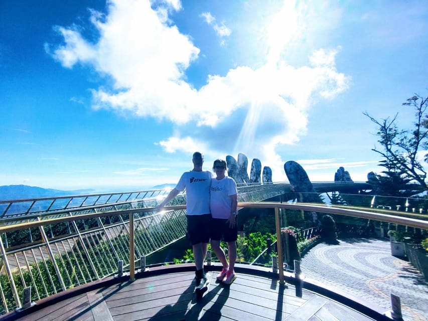 Ba Na Hills Golden Bridge Deluxe Max 12pax Group from DaNang - French Village: where the day turns into performance and photos