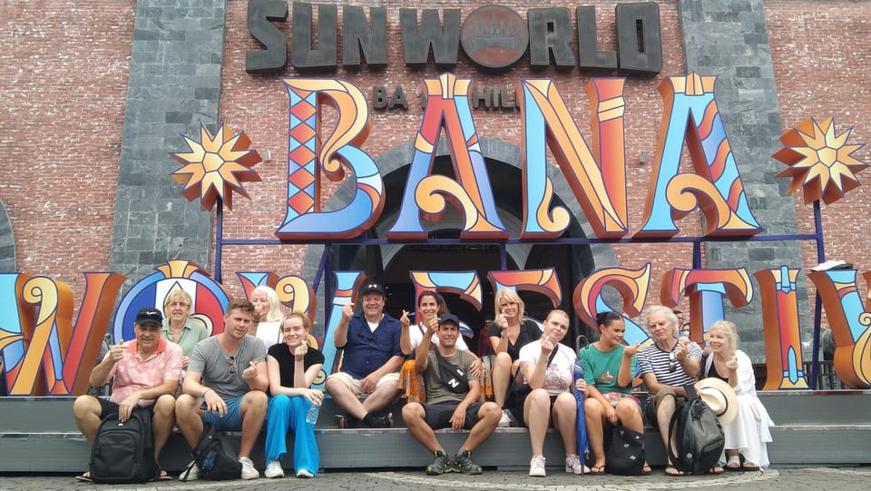 Ba Na Hills Golden Bridge Deluxe Max 12pax Group from DaNang - Lava Train to Sun Kingdom: a theme-park bridge between worlds