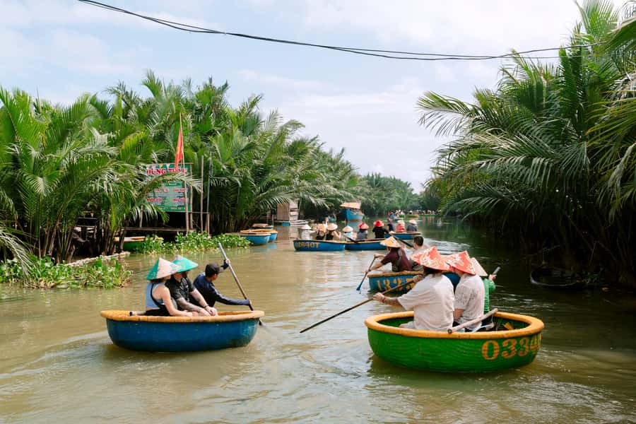 Ba Tran: Hoi An Basket Boat Ride in Water Coconut Forest - Bamboo Basket Boats in the Water Coconut Forest: What the Ride Feels Like