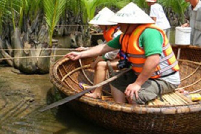 Basket Boat in Hoi An( visit water coconut forest,Crab fishing ) - Crab fishing in the Bay Mau nipa forest: what you’re really doing