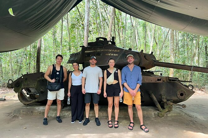 Ben Duoc 'Less-Crowded' Cu Chi Tunnels Half-Day Tour - Ben Duoc tunnels: booby traps, an ex-US tank, and actual crawl time