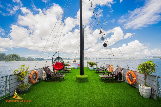 Best Price Halong 5 Star Day Cruise Buffet, Pool ,Sunset party - Hang Luon Cave: the optional kayak or sampan decision