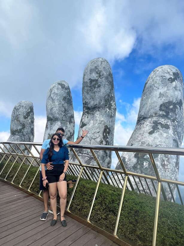 Best Tours/ Transfer to Bana Hills & Golden Bridge - French Village, Flower Garden, Buddha statue, and Nghinh Phong Pagoda