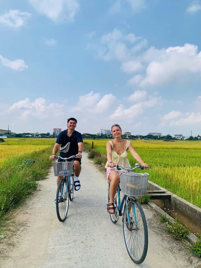 BUFFALO RIDING -BASKET BOAT & BIKE TOUR-HOI AN - Meet at 11 Hoang Dieu Street: Timing and how the day flows