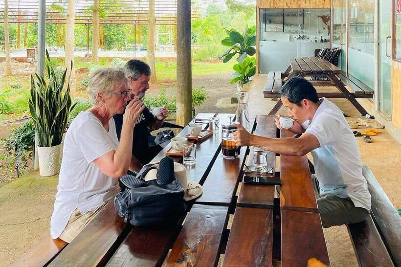 Buon Ma Thuot: Bean to Brew Coffee Farm Tour with Tasting - Coffee care you can actually picture: pruning, weeding, fertilizing, basin cleaning