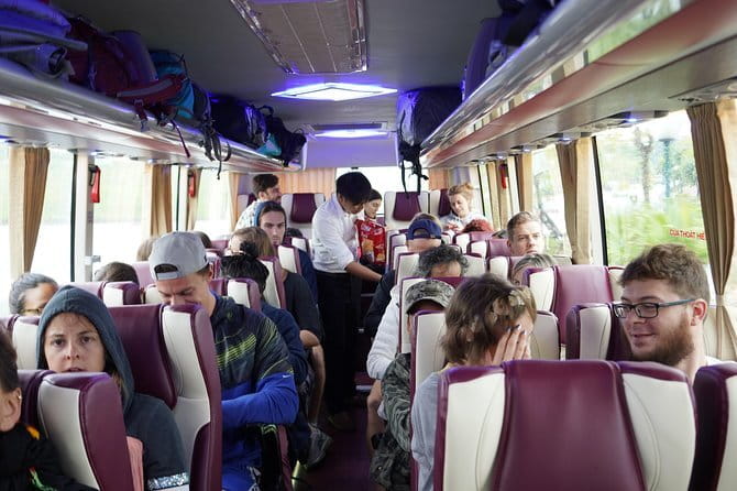 Bus Cat Ba island to Ha Noi - Crossing by Speedboat: AC Comfort on a Fast Trip