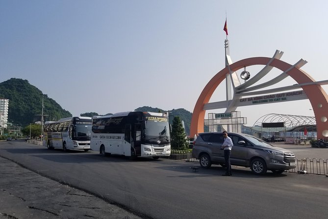Bus Cat Ba to Hanoi - The water crossing: ferry or speed boat is part of your ticket