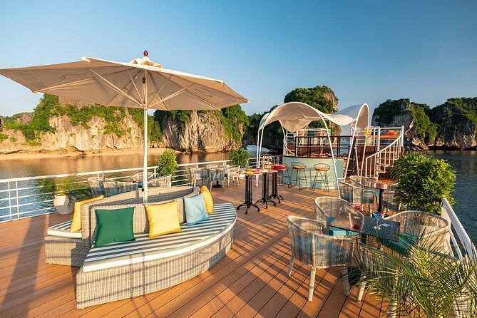 Cat Ba Island & Lan Ha Bay Luxury Cruise Day Trip with Lunch - Lunch on the boat: included, and vegetarian is possible