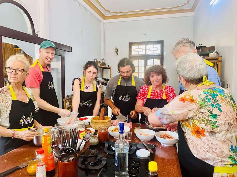 Cooking Class at Green Bamboo - The meal at the end: yes, you’ll want everything, so manage your pace