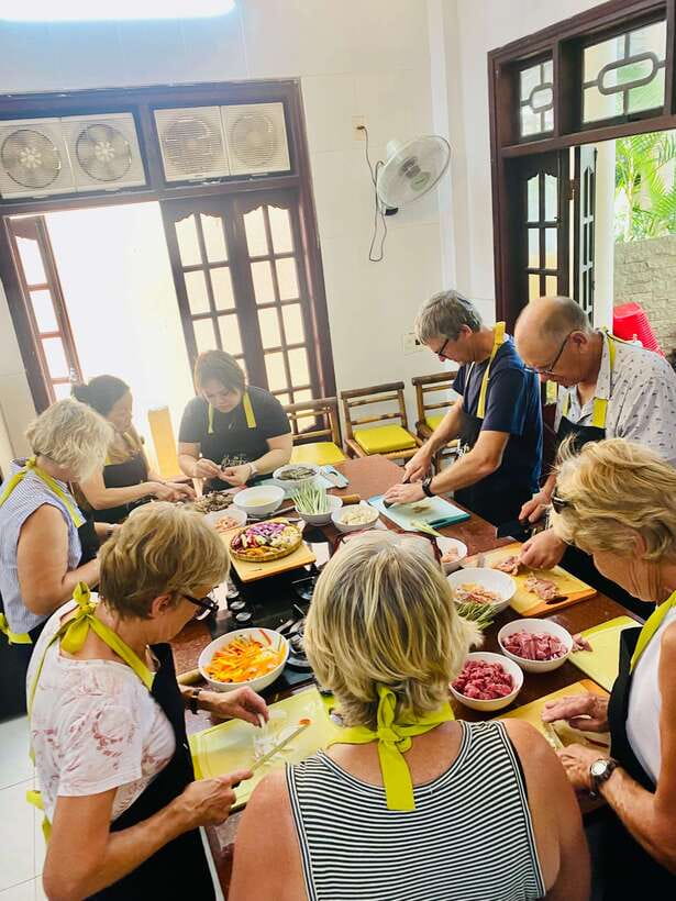 Cooking Class at Green Bamboo - Meet Van Le and see why the house setting feels calmer