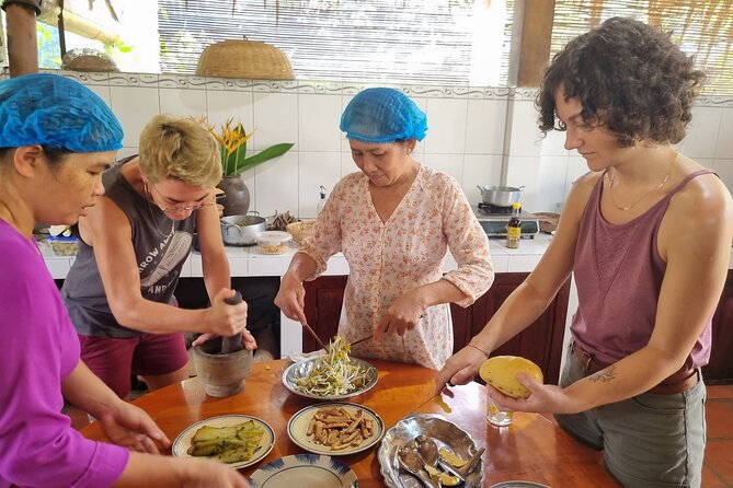 Cooking class & Vibrant Market by Scooter/Tuktuk (Half-Day) - Back in the kitchen: cooking 4–5 Mekong dishes you can actually redo
