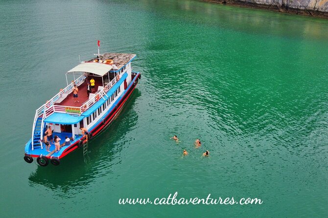 Cruising- Kayaking- Cycling- Trekking 3D/2N from Cat Ba in less tourist areas. - Day 3: Tien Ong Cave, Cong Tau lagoon, and Dau Be Island