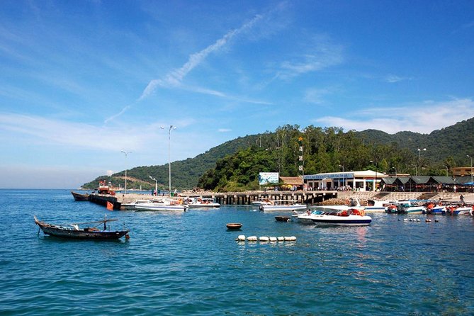 Cu Lao Cham Island Tour from Da Nang/ Hoi An - First island stops: Au Thuyen, Hai Tang pagoda, and Ong temple