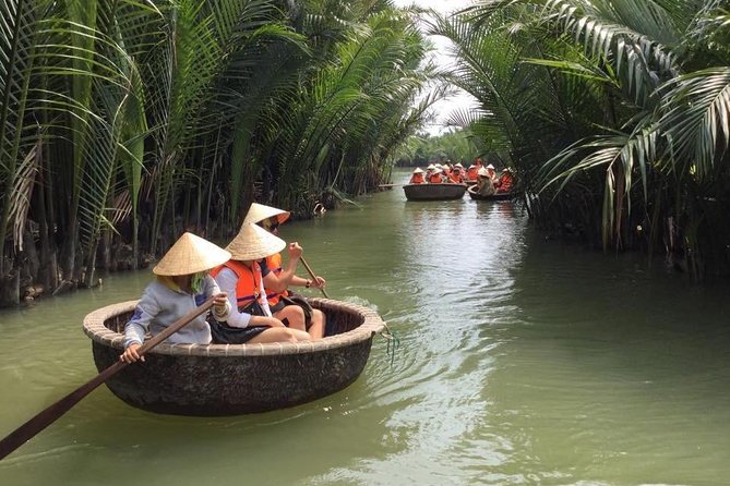 Cycling, Buffalo, Basket Boat ride in Hoi An - Bamboo basket boats in the coconut jungle: the slower part that sticks