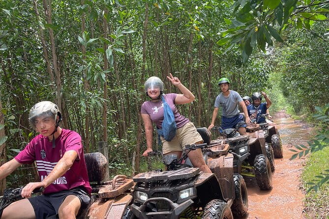Da Nang ATV Quad Bike Adventure & BBQ Feast - Safety briefing first: how they set you up on the ATV