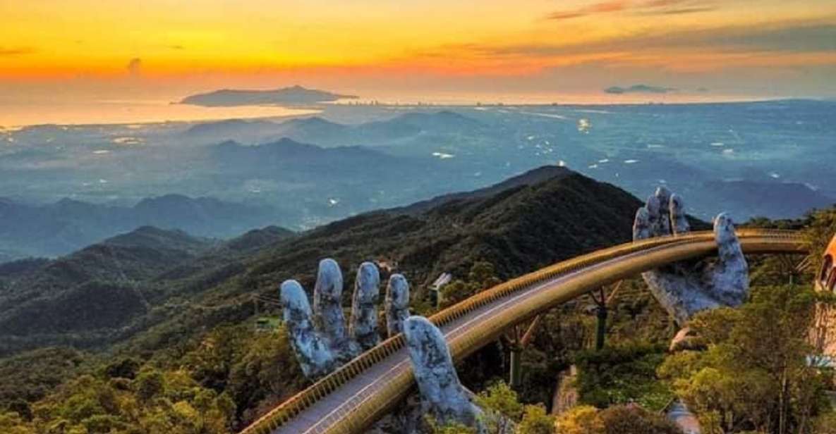 Da Nang: Ba Na Hills Tour with Cable Car Ride - By Night station: Vong Nguyet hills, Linh Ung pagoda, and the Old Villas of French