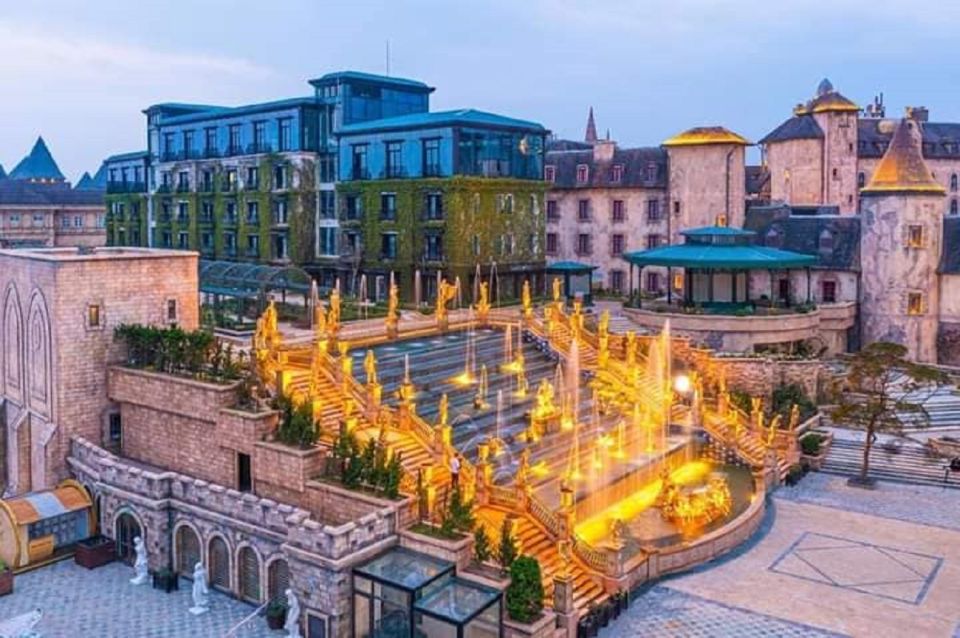 Da Nang: Ba Na Hills Tour with Cable Car Ride - Flower gardens, French Village free time, and Fantasy Park for indoor fun