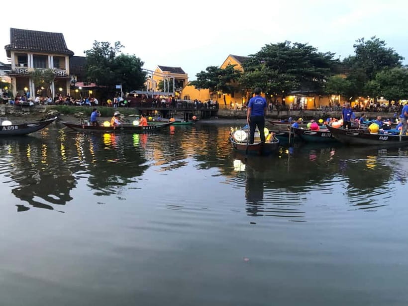 Da Nang : Basket Boat Ride - Hoi An City - Release Lantern - Lantern-lit night market + the Hoai River boat ride