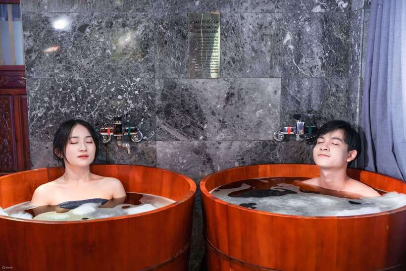 Da Nang: Cham Spa & Massage Experience (Optional Buffet) - The Combo Package: Jacuzzi Osen, Red Dao Herbal Bath, and 4 Steam Detox Styles