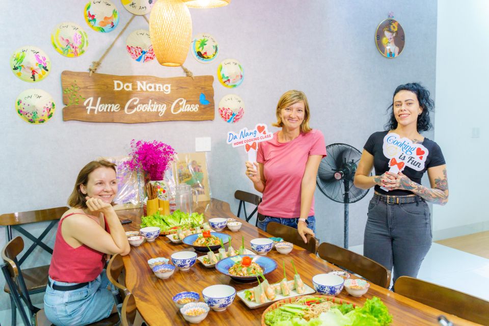 Da Nang Cooking: Market tour, farming, and cooking class - In the kitchen: cooking four dishes the hands-on way