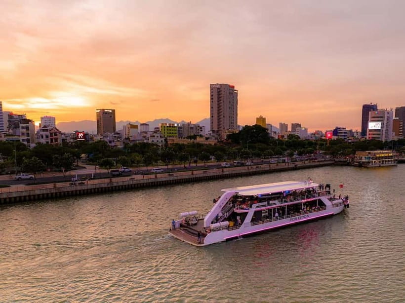 Da Nang: Experience a Magical Sunset Dinner Cruise in DN Bay - The show on deck: apsara dancing, live band, then DJ