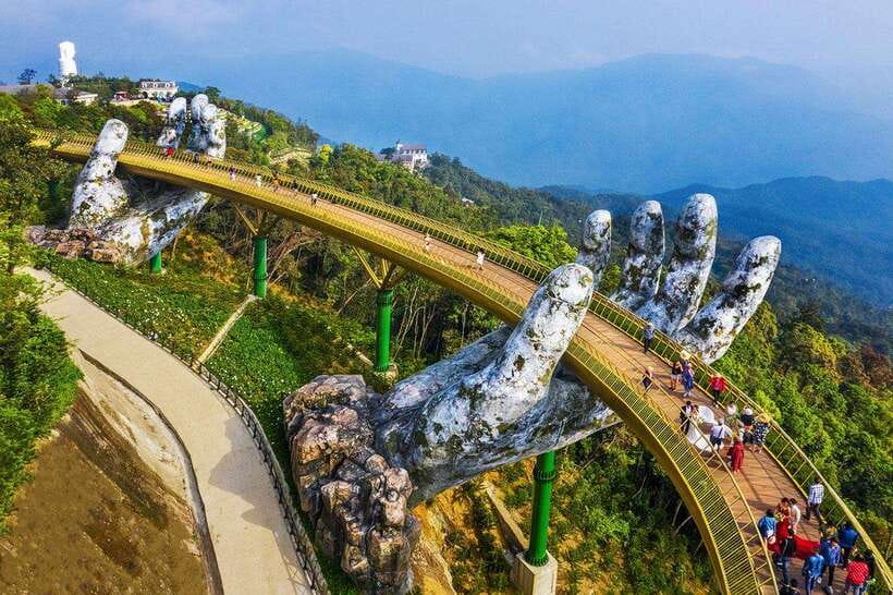 Da Nang: Golden Bridge, Marble Mt, Am Phu Cave & Lady Buddha - Am Phu Cave: 300 meters of natural chambers and wartime echoes