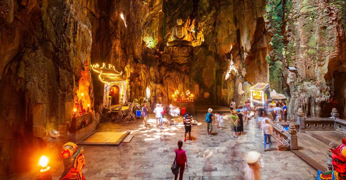 Da Nang/Hoi An: My Son Sanctuary and Marble Mountain Tour - Marble Mountains: limestone caves, pagodas, and Tam Thai Pagoda