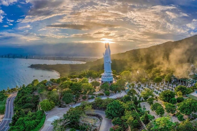 Da Nang/Hoian: Marble Mountain, Am Phu Cave, Monkey Mountain - Marble Mountain: limestone hills, pagodas, and cave-light drama
