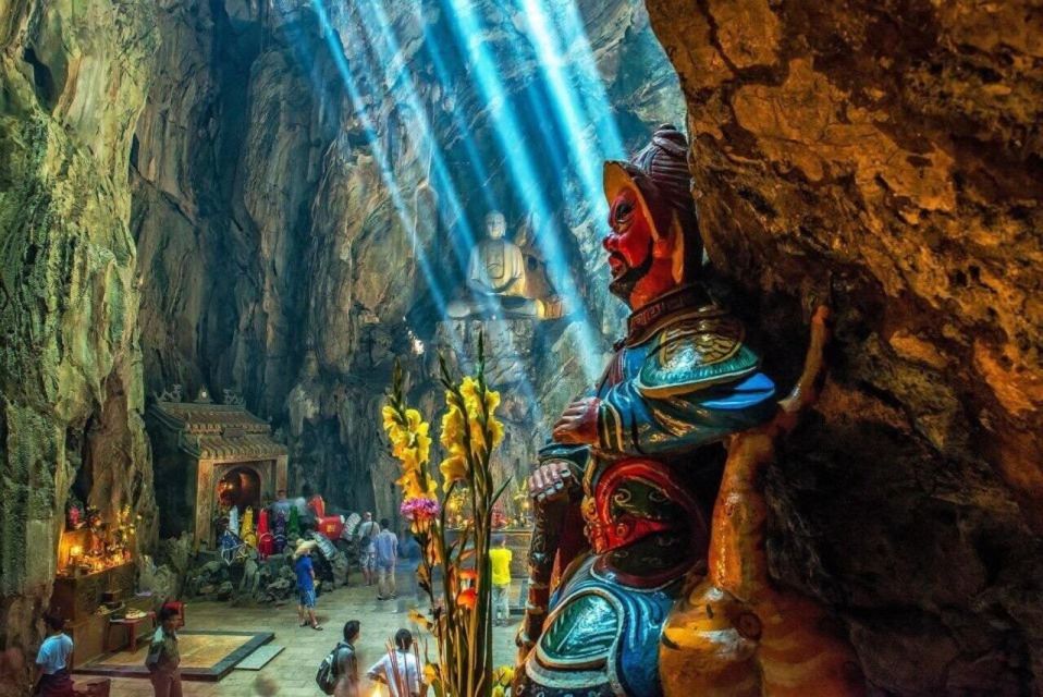 Da Nang : Lady Buddha - Marble Mountains - Am Phu Cave Tour - First Climb: Marble Mountains and the 146-Step Reality Check